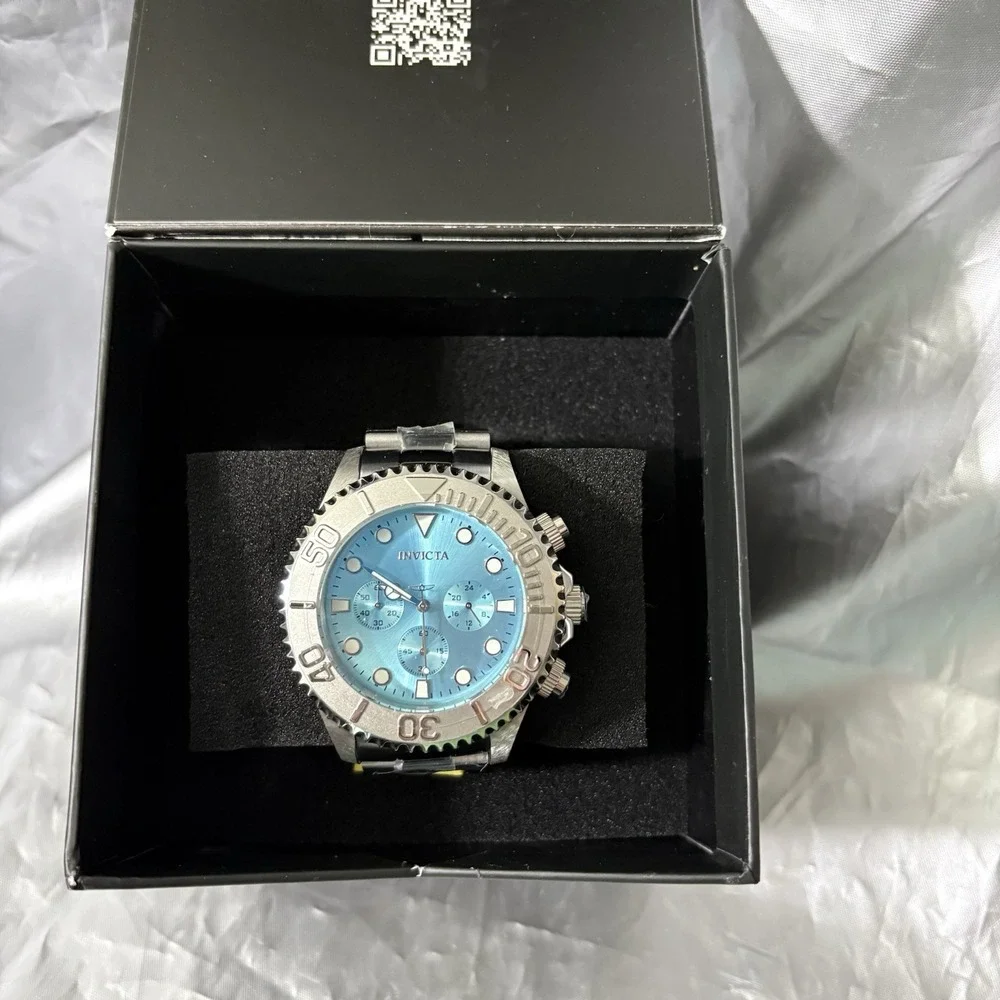 Invicta Grand Diver‎ Men's Watch - 47mm Turquoise Tiffany Blue Face 49213 - BNIB